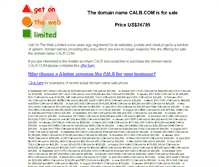 Tablet Screenshot of calb.com